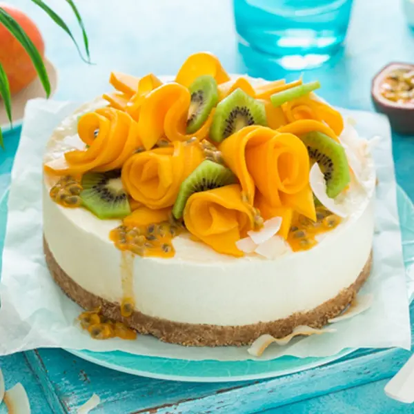 Vegan Mango Cake (eggless) - Rainbow Nourishments