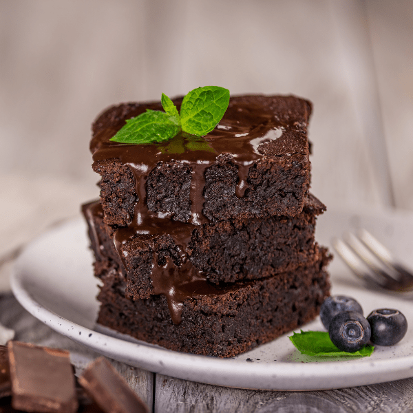 Brownie In Plate