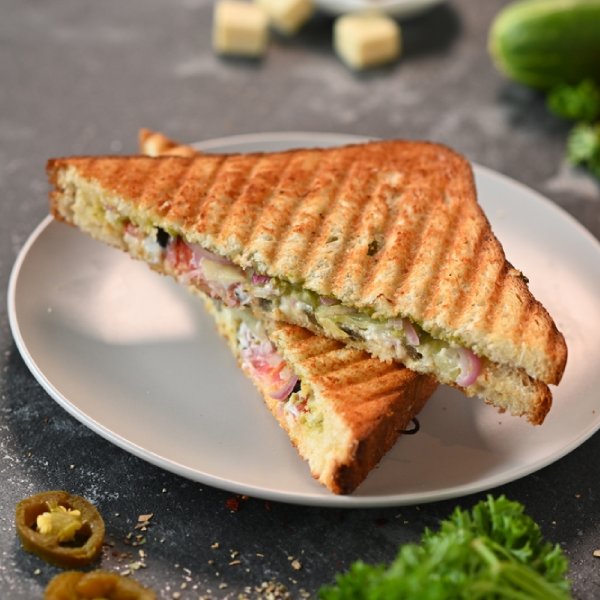 4. Grilled Paneer Sandwich