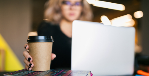 woman-drinking-coffee-for-work-productivity