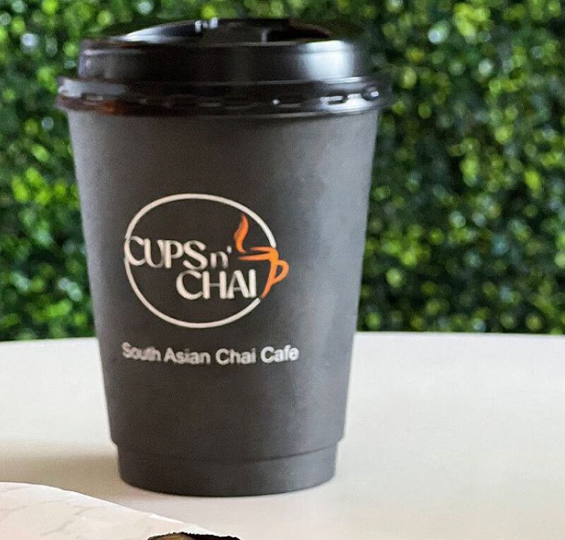 a cup of coffee placed on a table