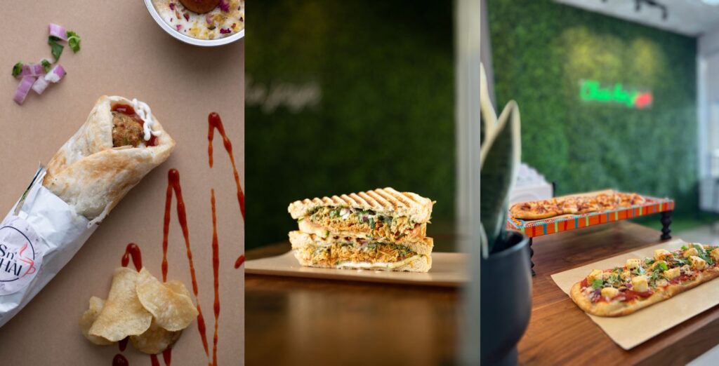 flatbread, sandwich and wrap