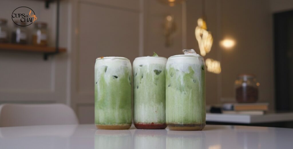different matcha drinks