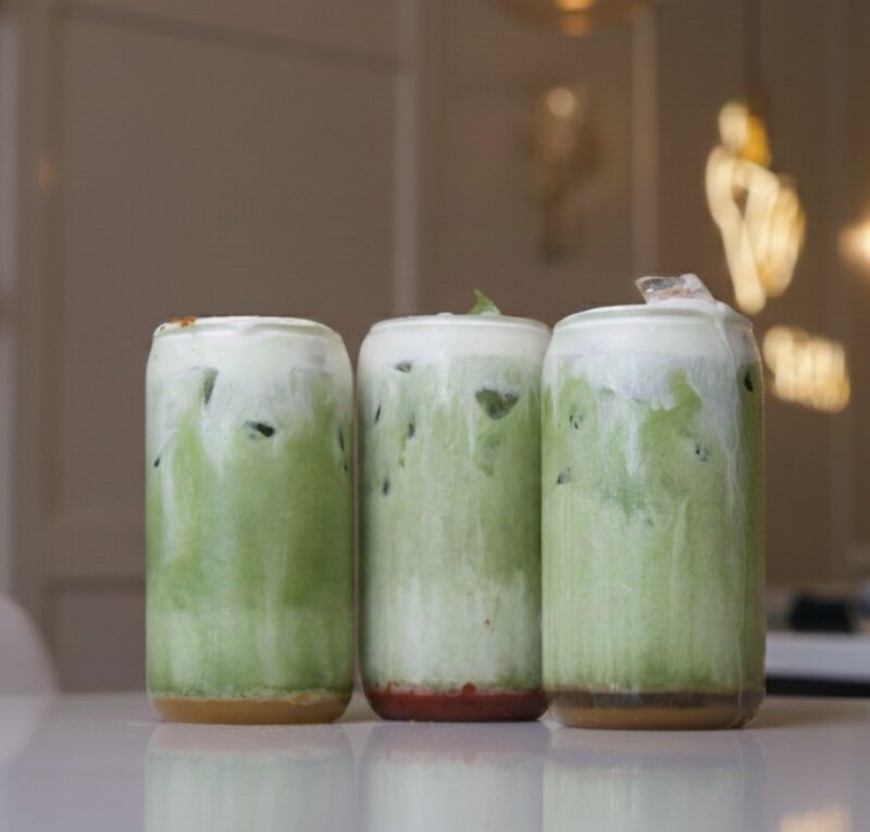 different matcha drinks